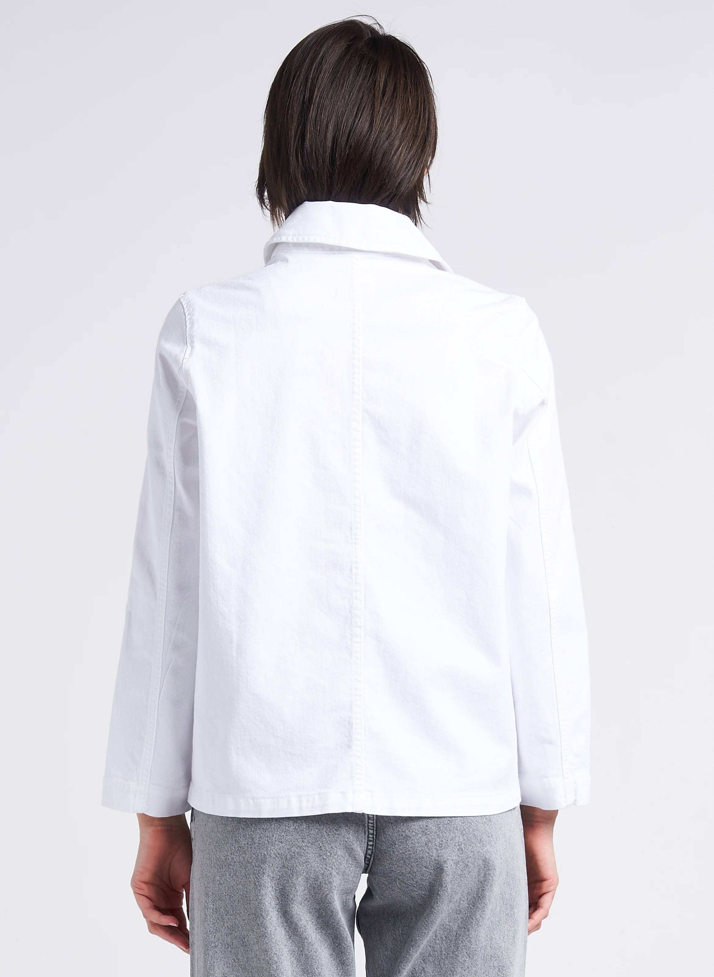 Jean baggy en coton délavé | Argent