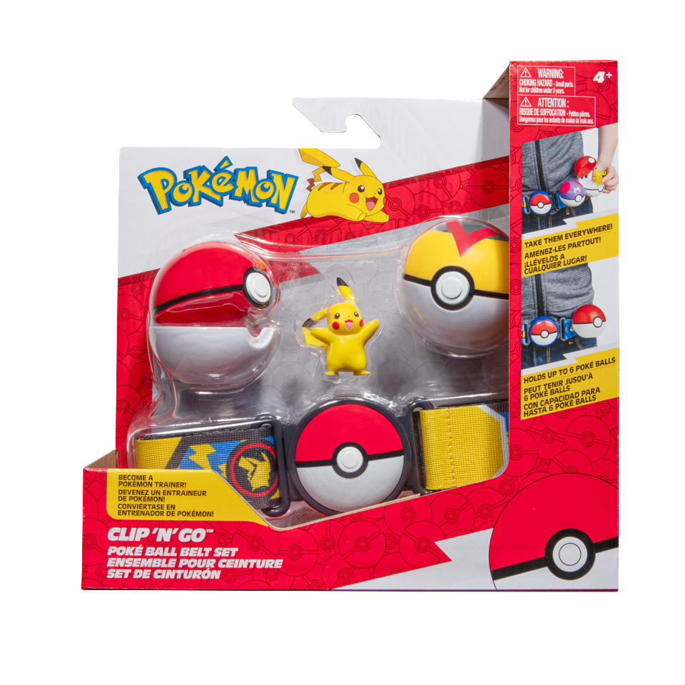 POKEMON CLIP N GO BELT SET ASS