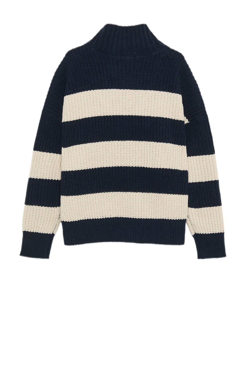 s.Oliver trui donkerblauw grof gebreid
