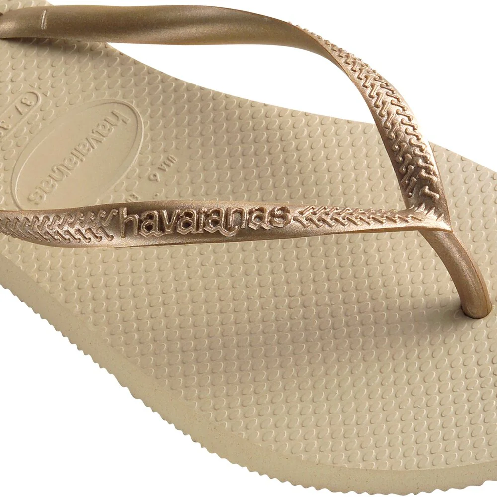 Havaianas  Slim klipklapper - Sand Grey/ Light Gold