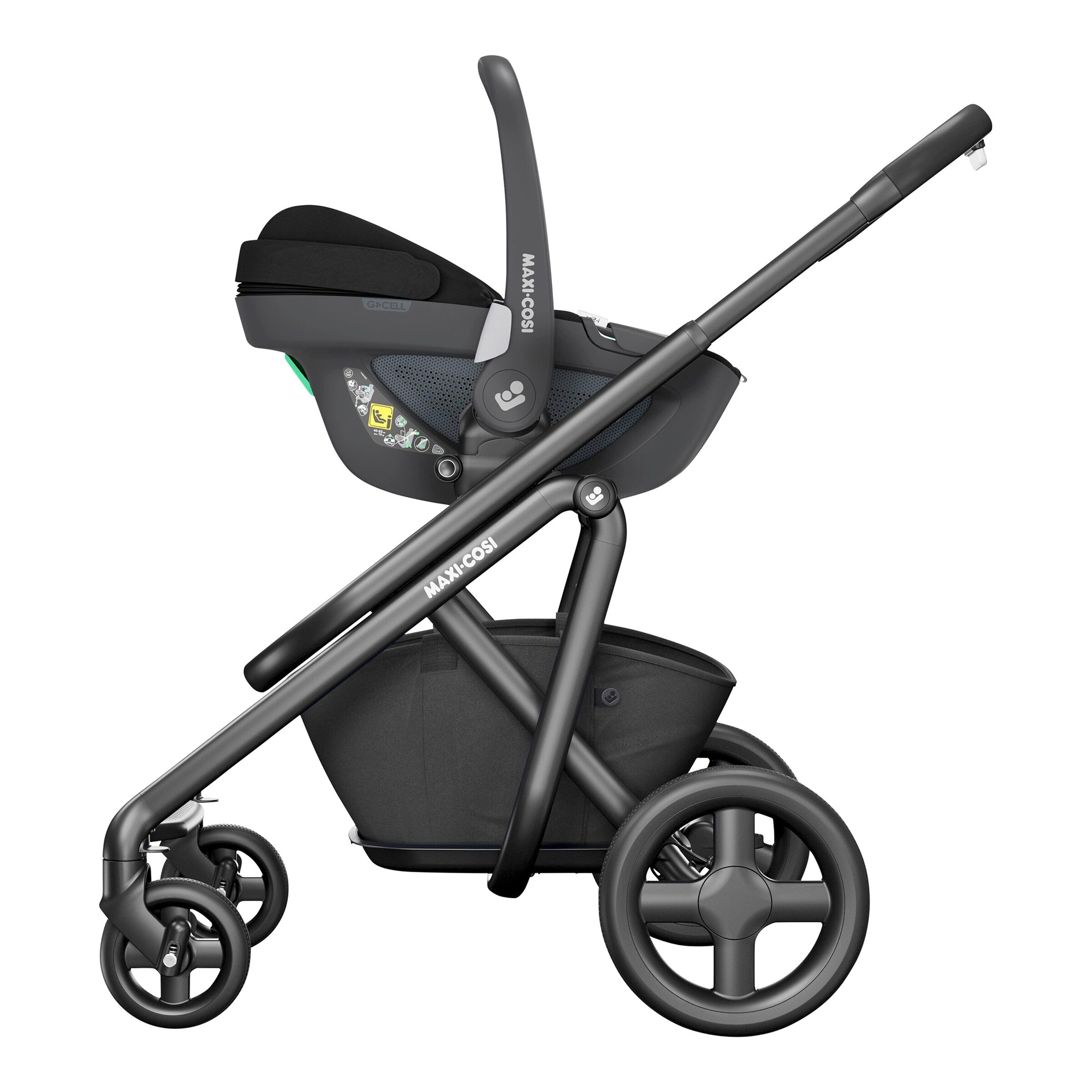 Maxi-Cosi Babyschale Pebble 360 i-Size essential black