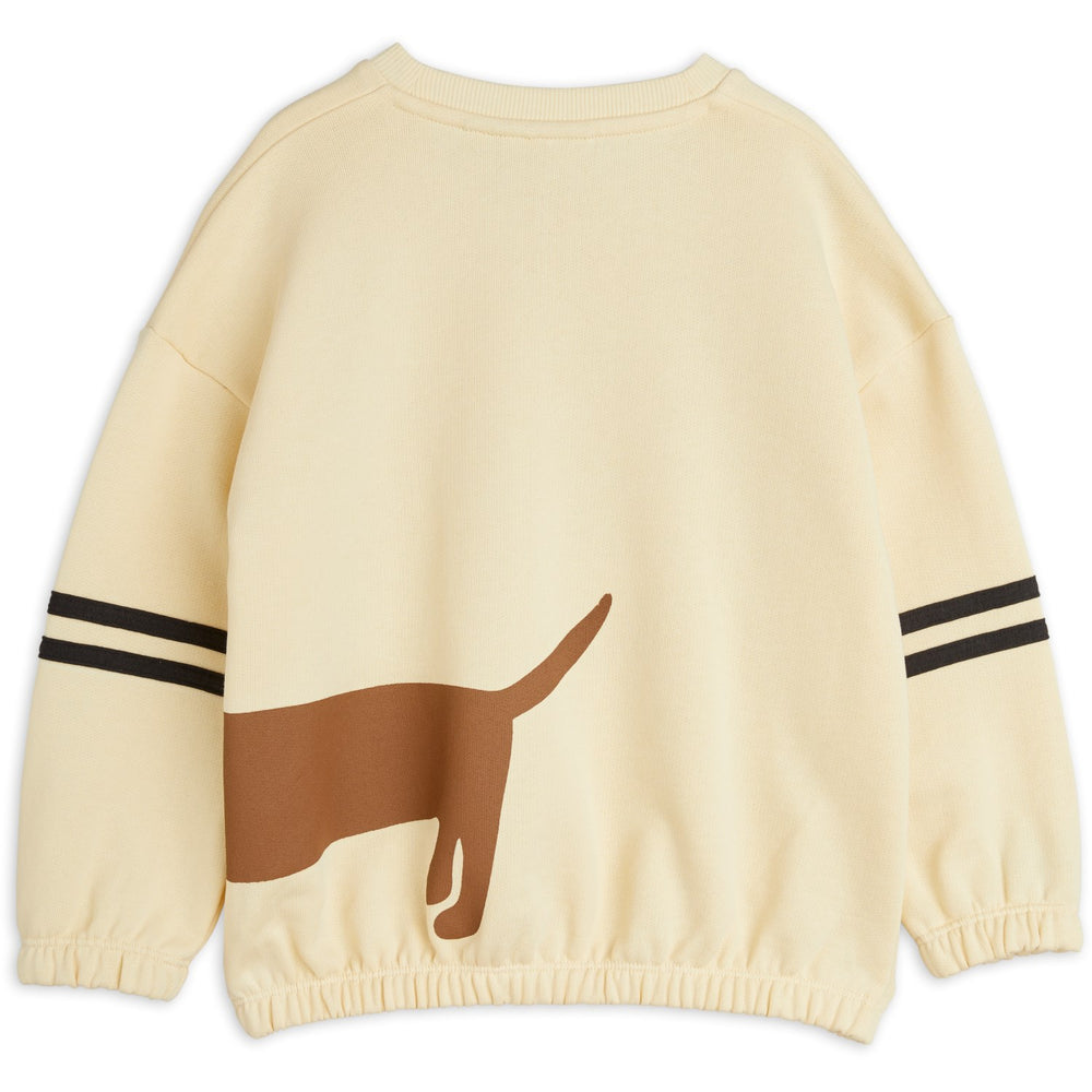 Køb Mini Rodini Beige Dog Stripes Sweatshirt