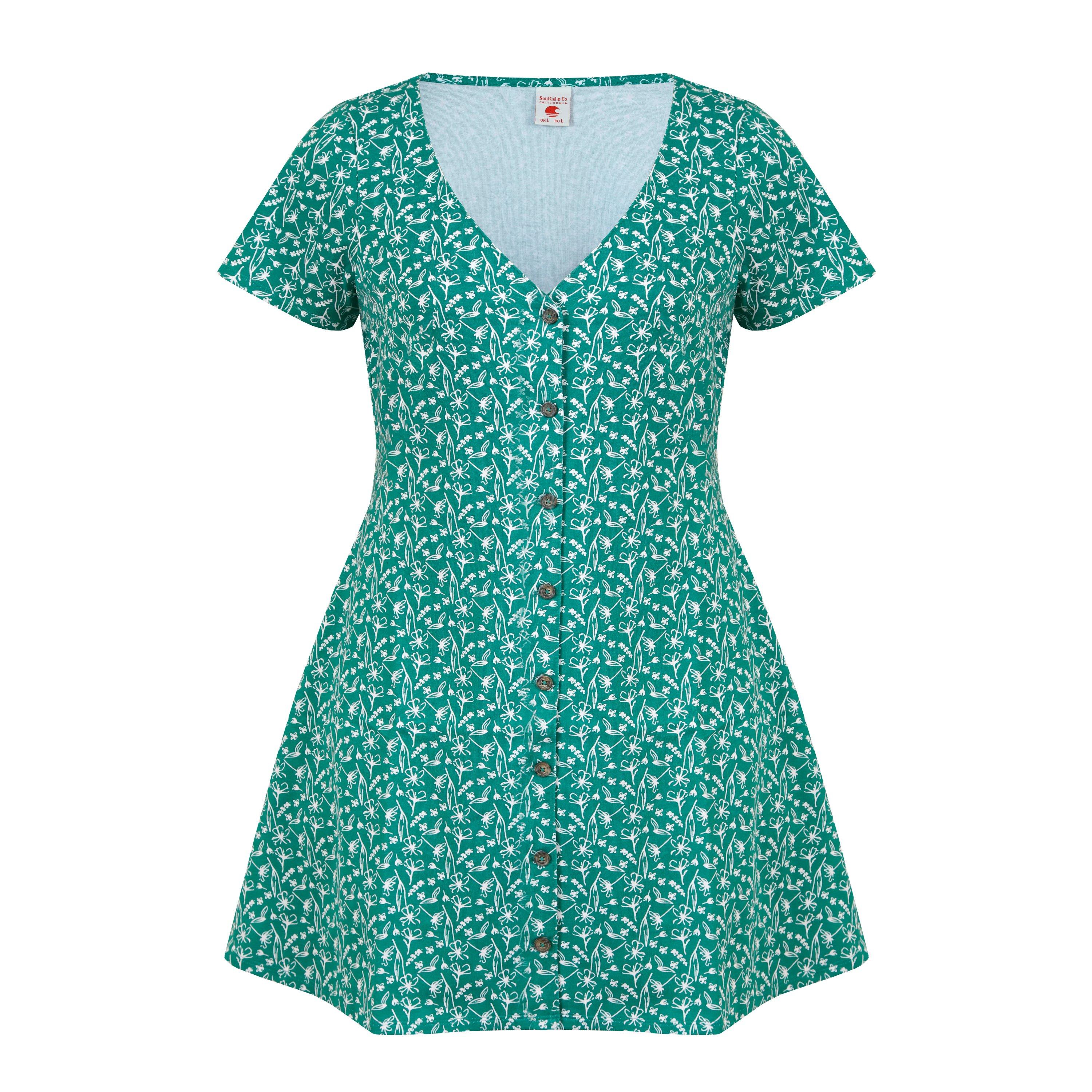 SoulCal Button Up Dress Ladies