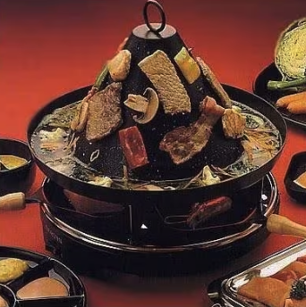 (5-tlg. Set) Elektrischer TTM Tatarenhut Tischgrill Raclette Ofen (800.350)