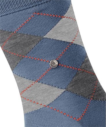 Burlington Manchester Sok Ruit Blauw 6274 21088-6274 kopen