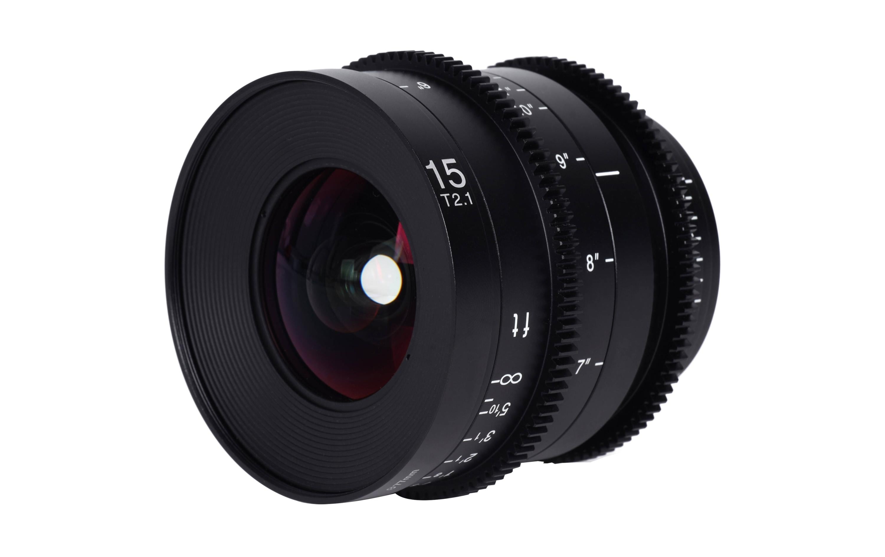 Festbrennweite 15 mm T/2.1 Zero-D Cine (Feet) – Sony E-Mount<br>Ultra-Weitwinkelobjektiv mit robustem Gehäuse