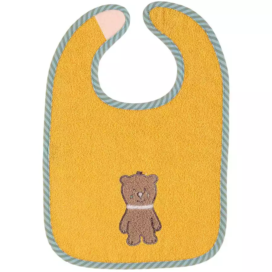 Sterntaler Klettlätzchen 38 x 26 cm 3er Set gelb