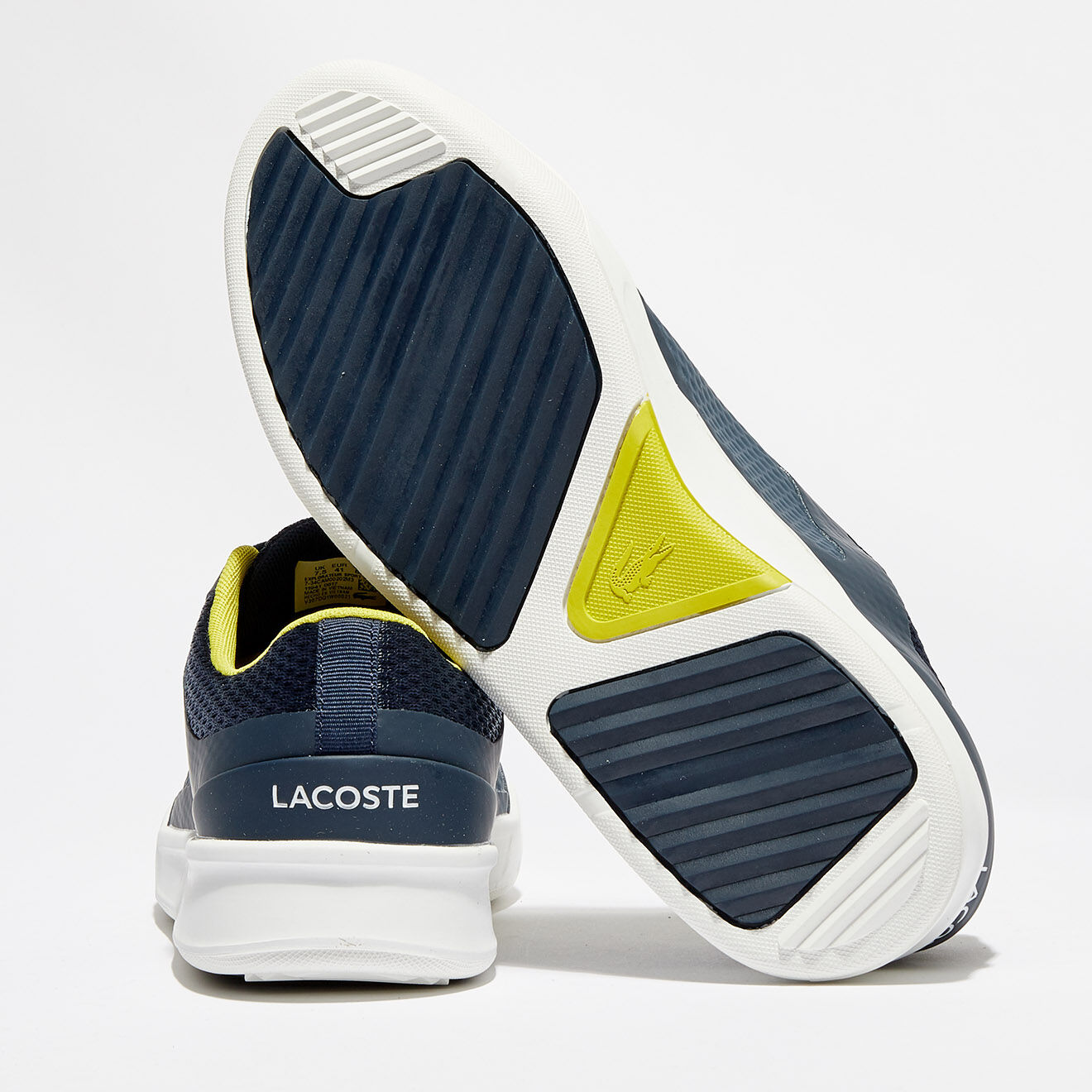 Lacoste Baskets Explorateur Sport 317 5 bleu marine/jaune
