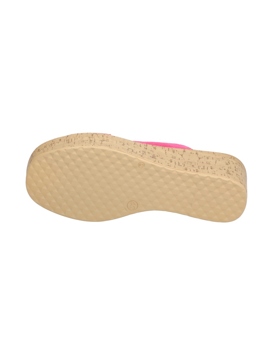 Veloursleder Pantoffel