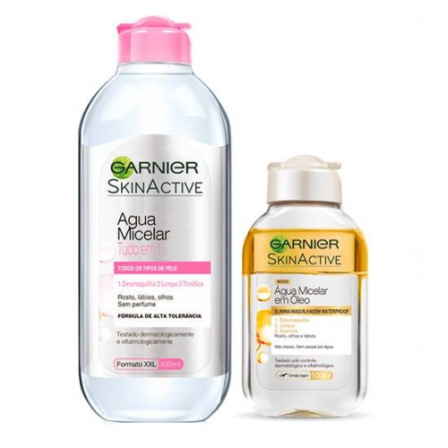 Garnier Pack Casa & Viagem de Água Micelar Clássica   Pele Sensível