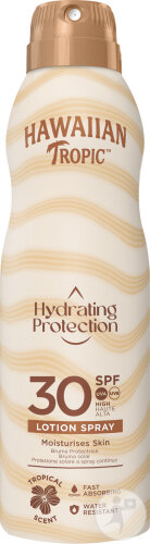 Hawaiian Tropic Silk Hydration Brume Protectrice Air Soft IP30 Spray Flacon 177ml