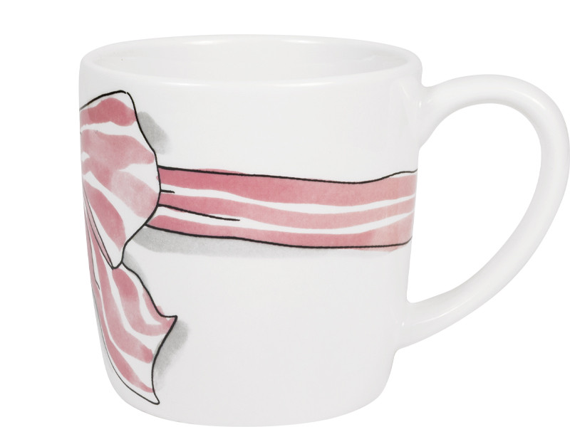 Cappuccinobeker 0.5l Even Bijkletsen Pink Bow