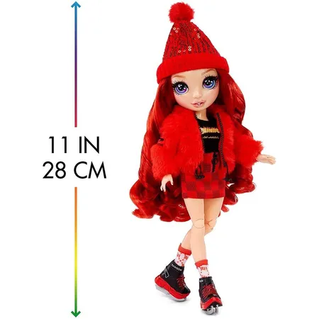 MGA Entertainment Rainbow High Winter Break Fashion Doll- Ruby Anderson (Red)