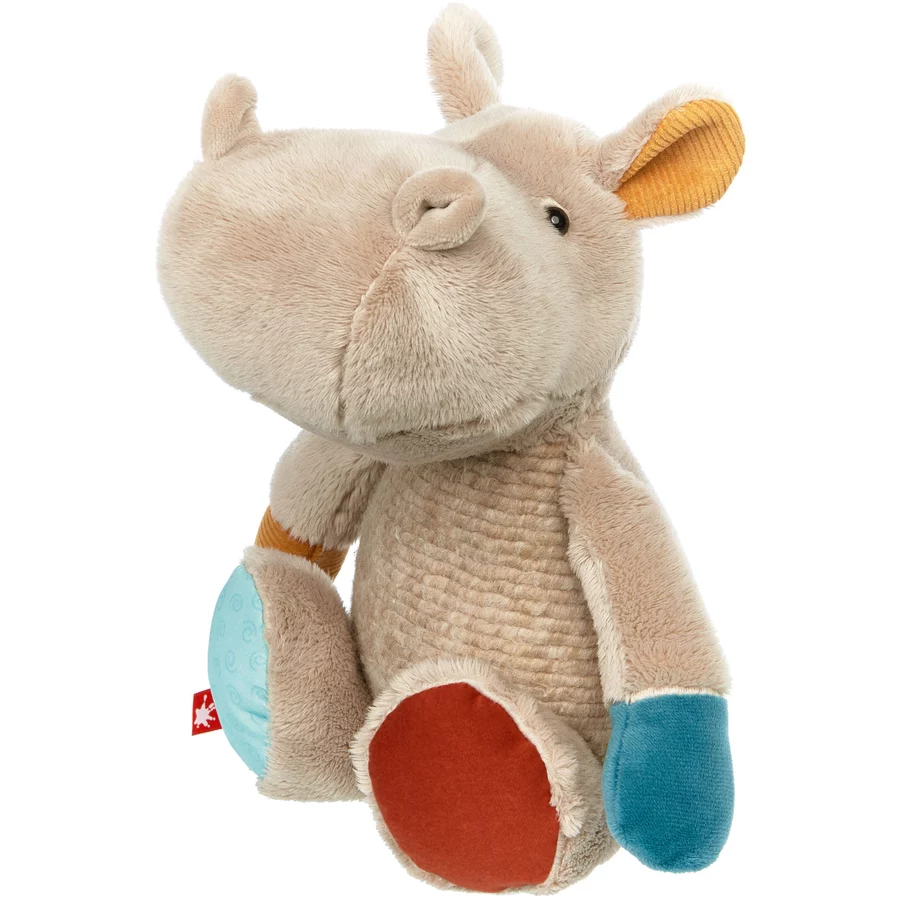 sigikid® Kuscheltier Nilpferd Swetty Yellow grauweiß
