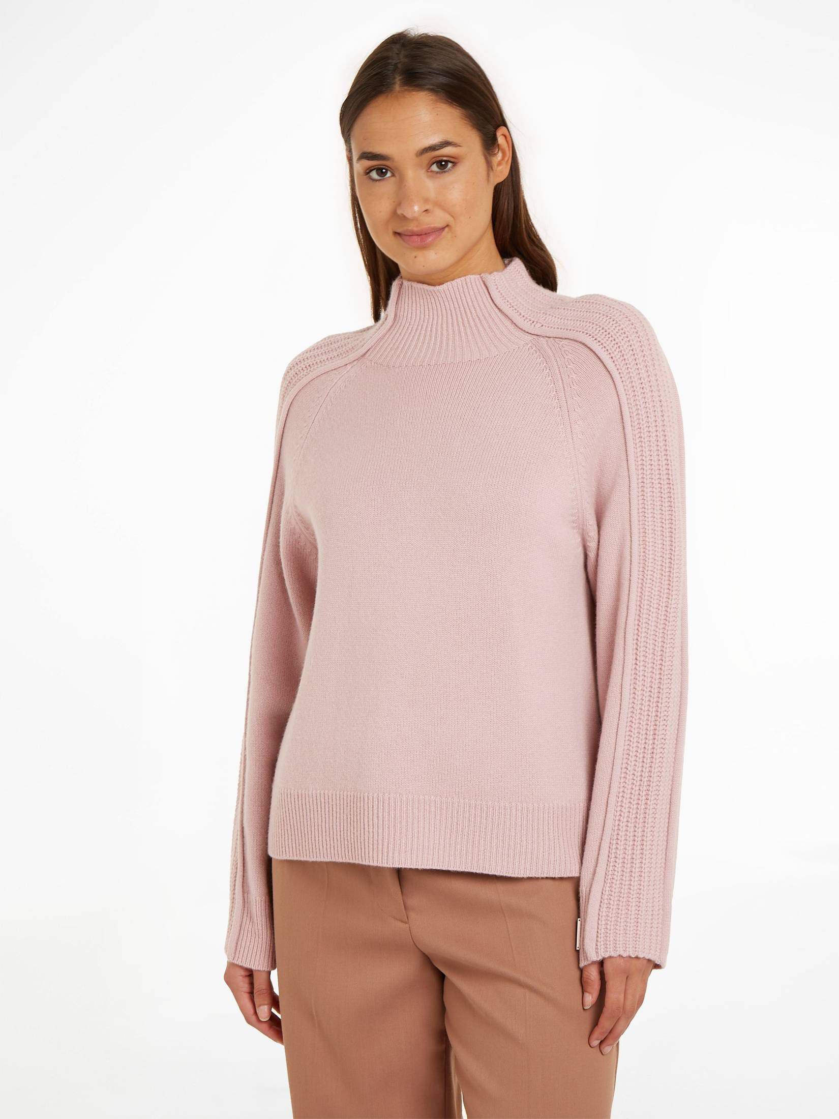 CALVIN KLEIN| Damen Strickpullover aus Wolle