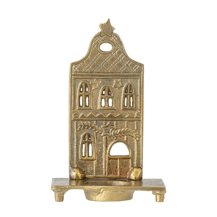 Bloomingville - Crista Teelichthalter, L 11 x H 14 cm, gold