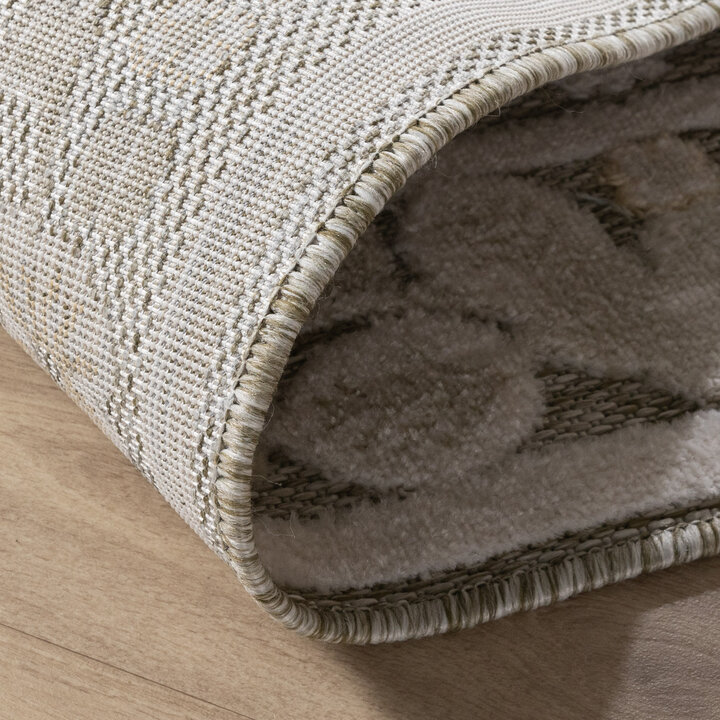 Binnen- & buitenvloerkleed - Bloom Oriental Taupe
