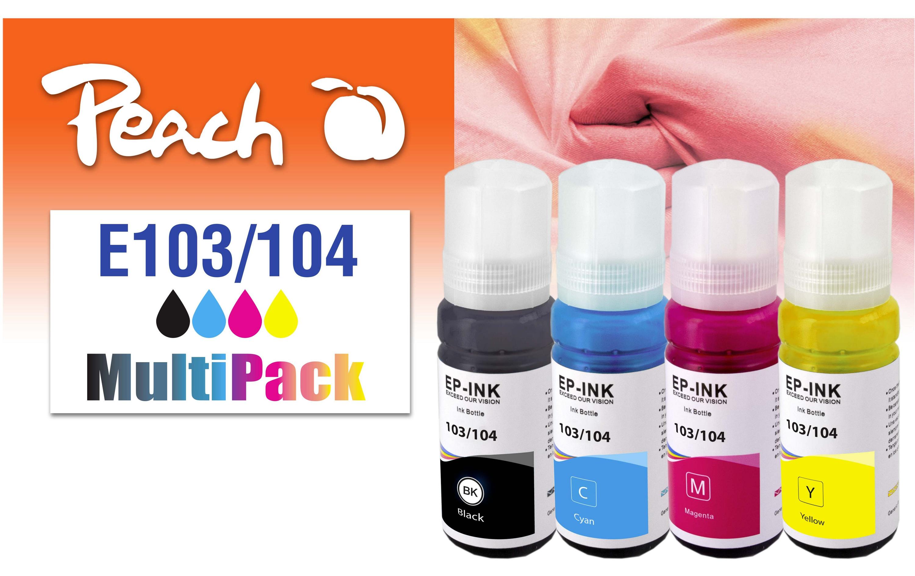 Tinte Epson CISS 103/104 Multi-Pack C/M/Y/BKDruckerpatrone: Schwarz, Cyan, Magenta und Gelb
