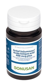 Bonusan Foliumzuur actief 400 mcg plus 90 Tabletten