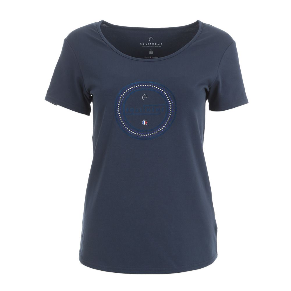 Equitheme ANNA - Tee-shirt Femme marine