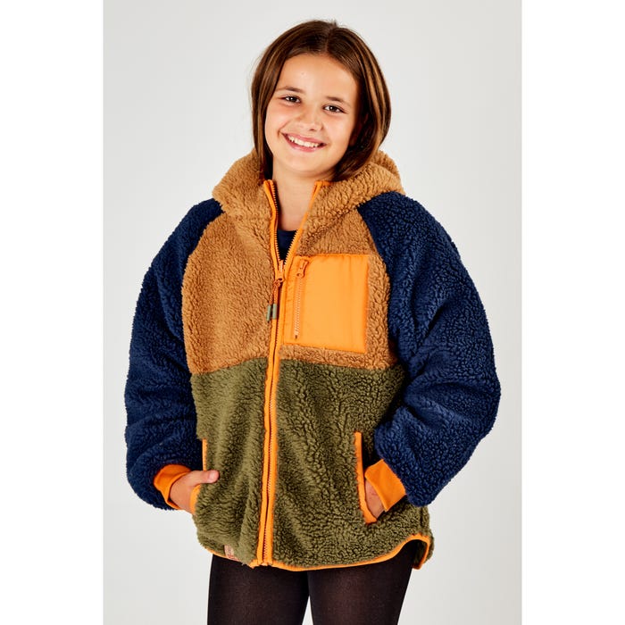 Veritas-Kids omkeerbare jas teddy