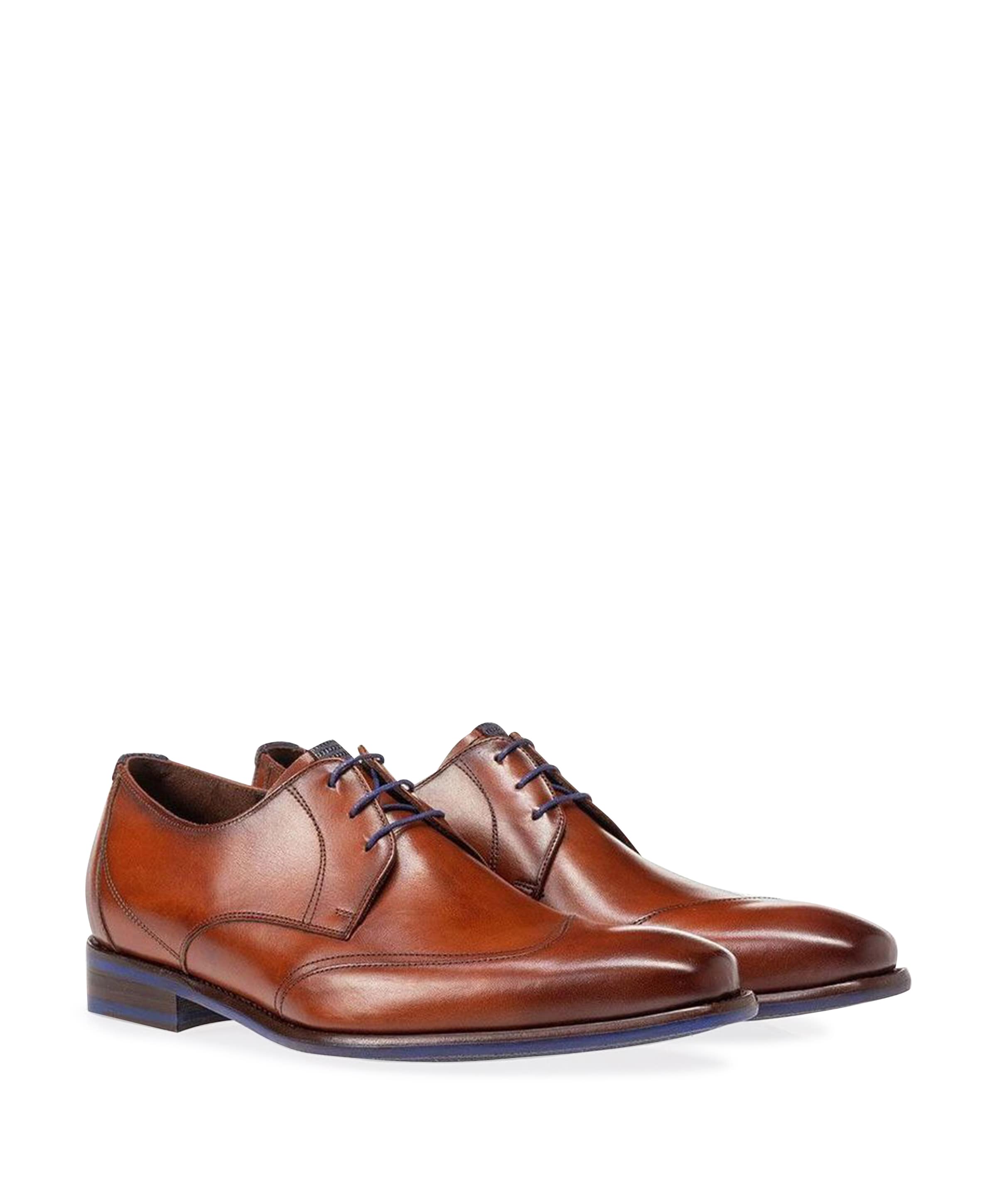 Floris van Bommel heren veterschoenen bruin