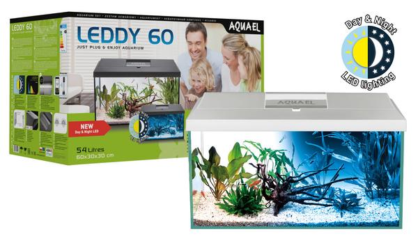 AQUAEL Aquarien-Set Leddy Day & Night 60 2.0,