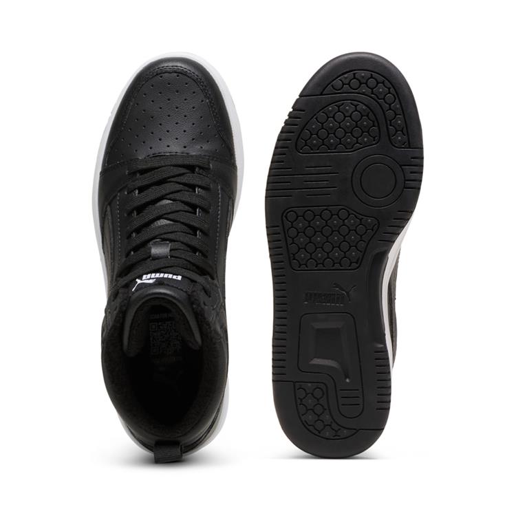 PUMA REBOUND V6 MID WTR JR 394685 PUMA-BLACK-PUMA-WHITE