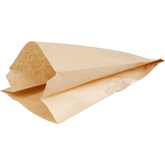 Zak, Brood- en banketzak, Papier, 16/ 5x34cm, bruin