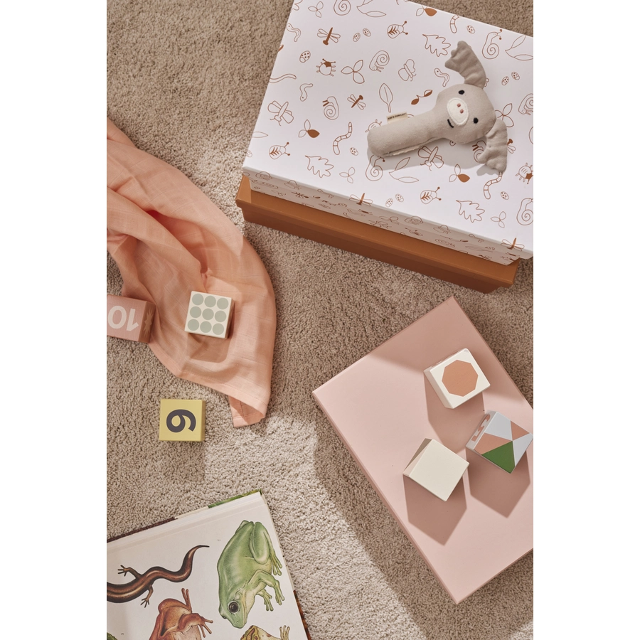 Kids Concept® Aufbewahrungsboxen 3 Stk., rosa