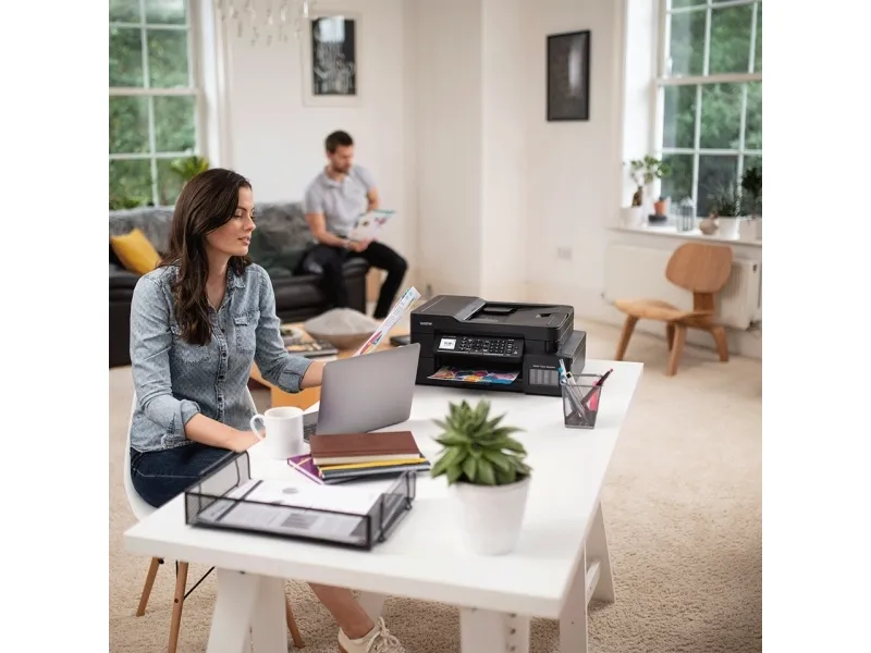 Brother MFC-T920DW - Multifunktionsprinter - farve - blækprinter - 215.9 x 355.6 mm (original) - op til 13 spm (kopiering) - op til 17 spm (udskriver) - 230 ark - 14.4 Kbps - USB 2.0, LAN, Wi-Fi(n)