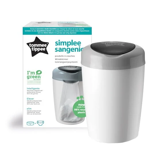 Poubelle à Couches SIMPLEE   Gris        de               Tommee Tippee