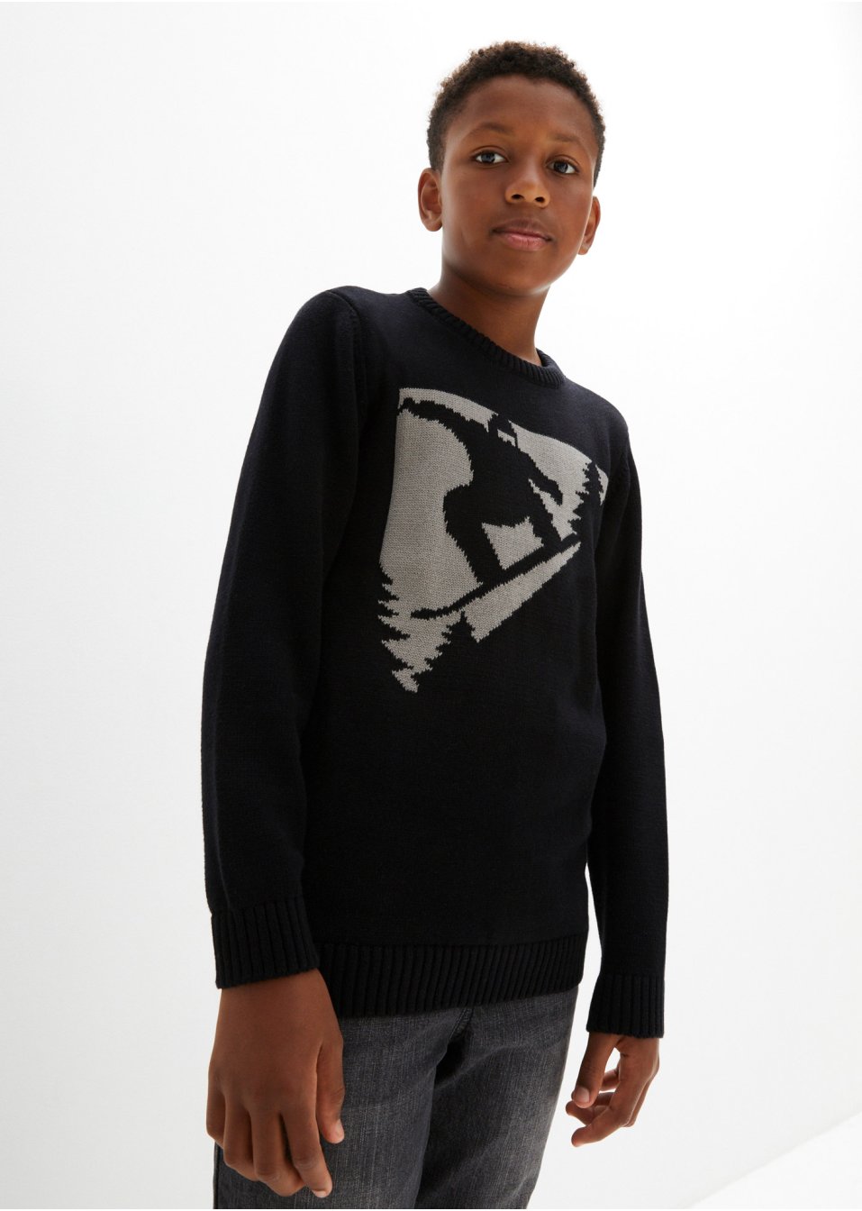 Pull en maille coton garçon