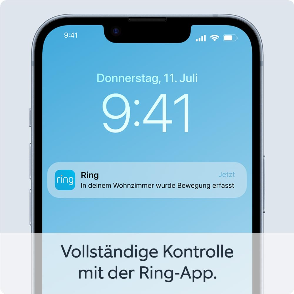 Indoor Cam (2. Gen.) Plug-in Sicherheitskamera 1080p Full HD mit Bewegungserkennung / Nachtsichtfunktion / Zwei-Wege-Audio - Weiss
