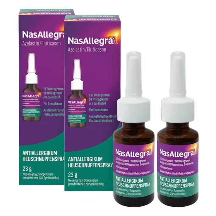 Nasallegra 137 µg / 50 µg pro Sprühstoß Nasenspray, 2x23 g