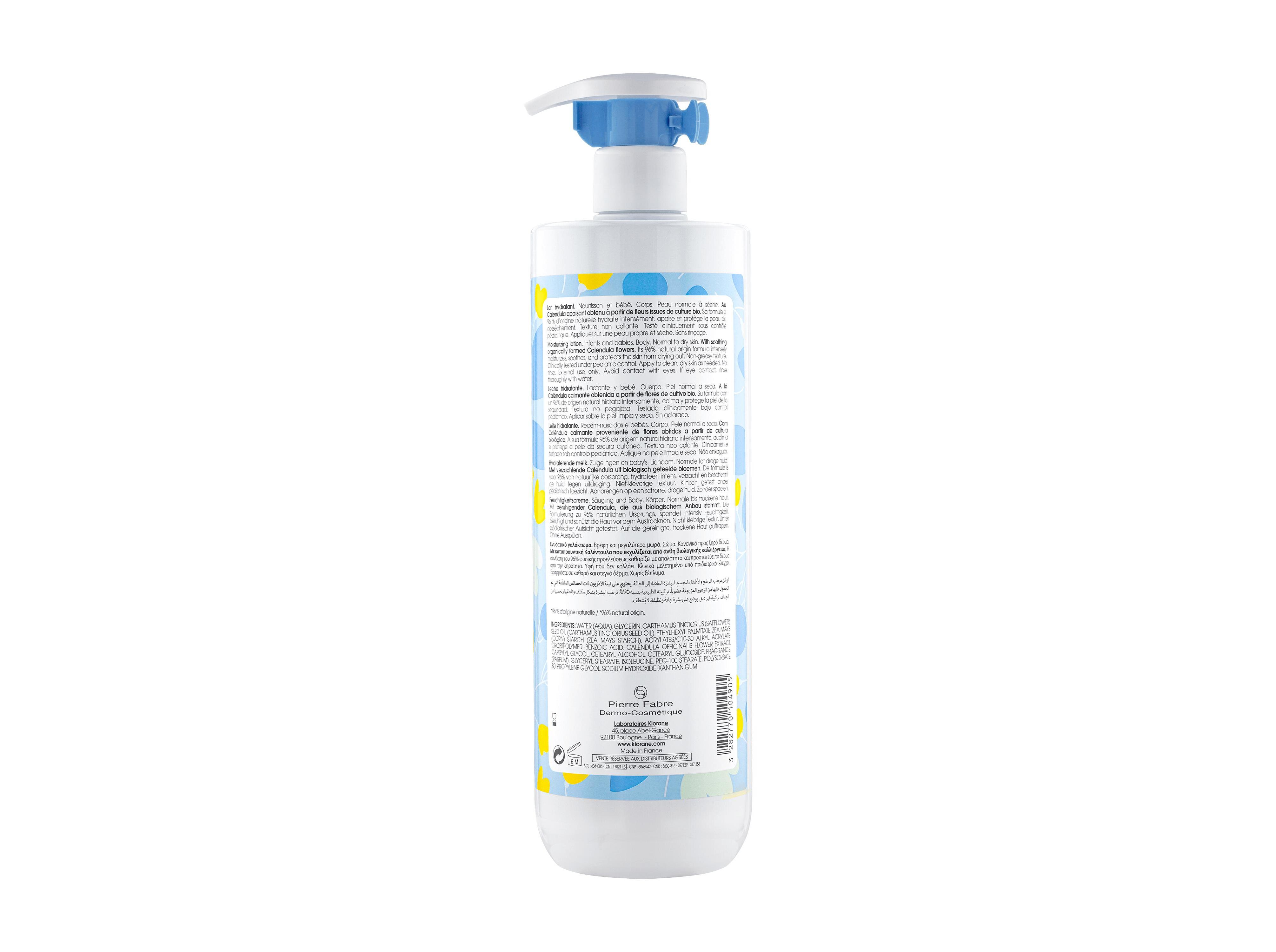 LEITE HIDRATANTE KLORANE BEBE 750ML