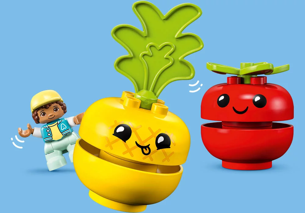 LEGO®DUPLO®MES 1ERS PAS 10982 - LE TRACTEUR DES FRUITS ET LEGUMES