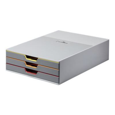 Durable Varicolor - Module de classement 3 tiroirs - multicolore