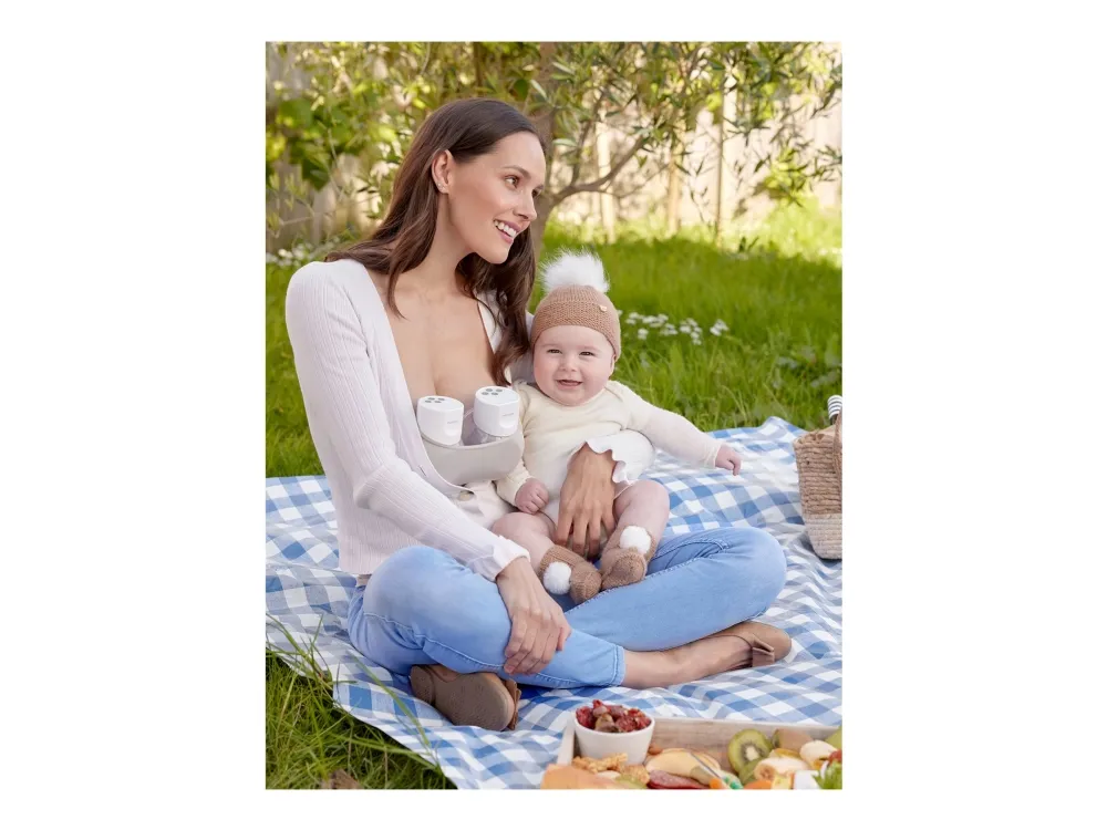 Momcozy S12 Pro dobbelt brystpumpe (hvid) MCMWX31-WH00BA-RT