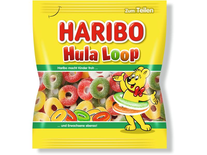 Haribo Gummibonbons Hula Loop 200 g Feine Kaubonbons zum Naschen und Teilen