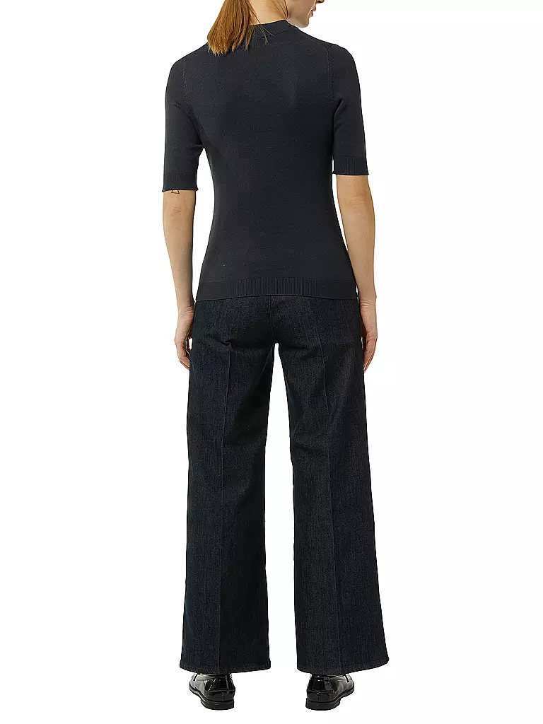 COMMA Pullover Slim Fit dunkelblau