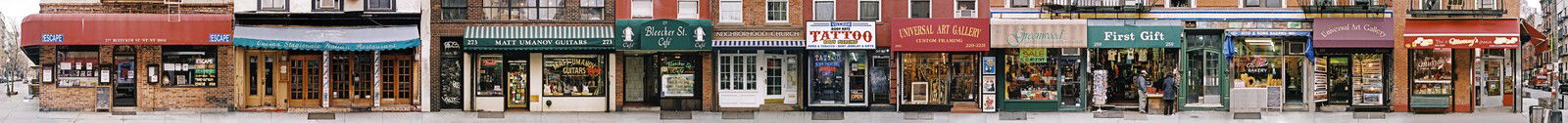 Bleecker St. b/t Jones & Cornelia, Greenwich Village by James & Karla Murray - Limited Edition. Edition of: 100. Signed.