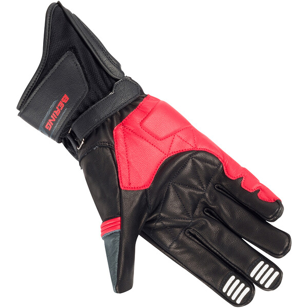 Bering - Gants Snap Noir / Gris / Rouge
