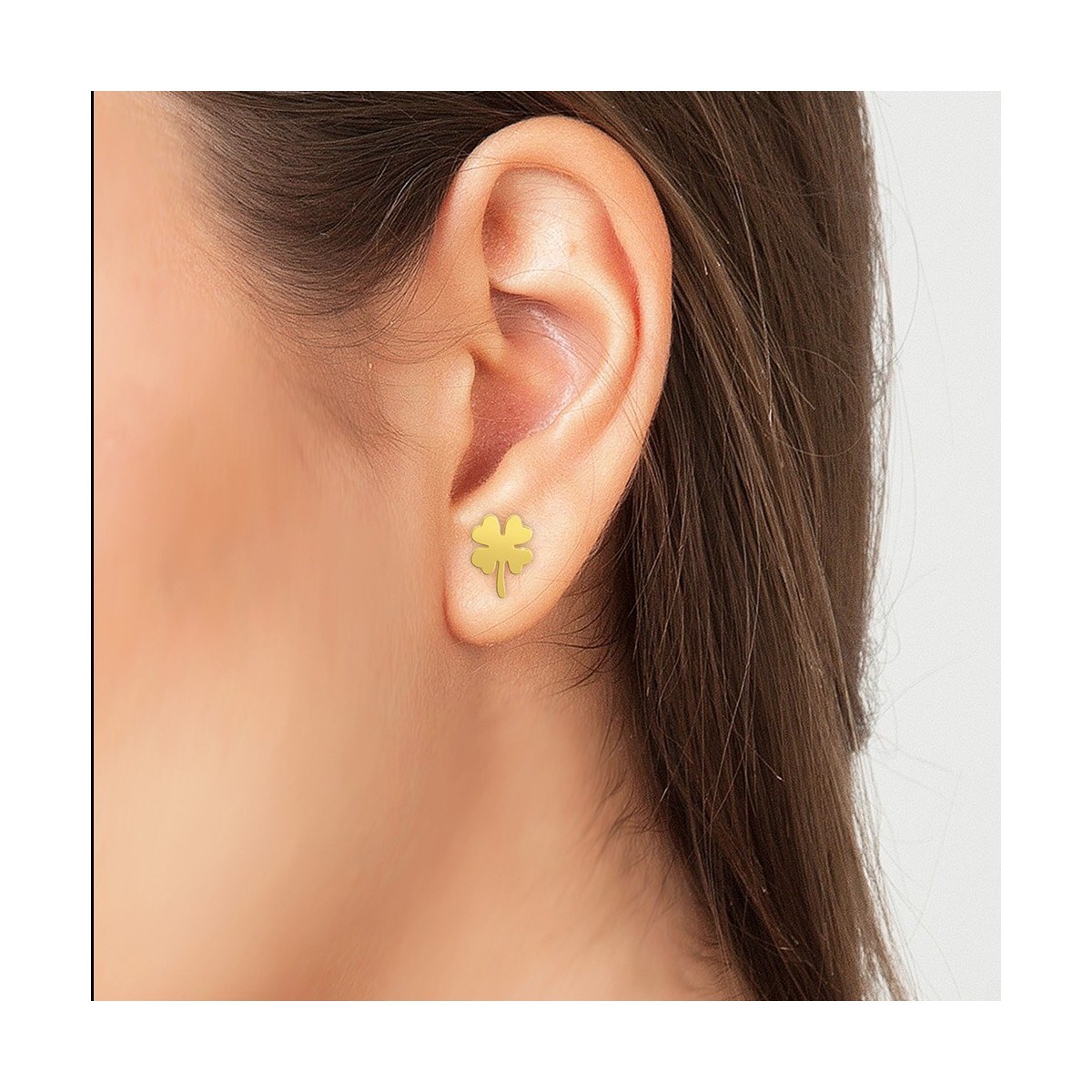 Boucles d'oreilles trèfle par SC Bohème