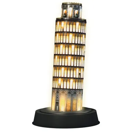 Ravensburger 3D Puzzle Schiefer Turm von Pisa bei Nacht, 216 Teile