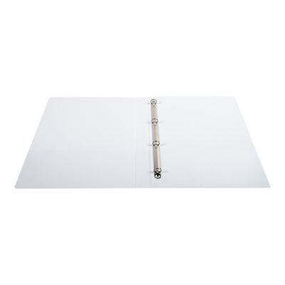 Exacompta Kreacover - Classeur à anneaux personnalisable - Dos 20 mm - A4 Maxi - blanc - 2 pochettes extérieures