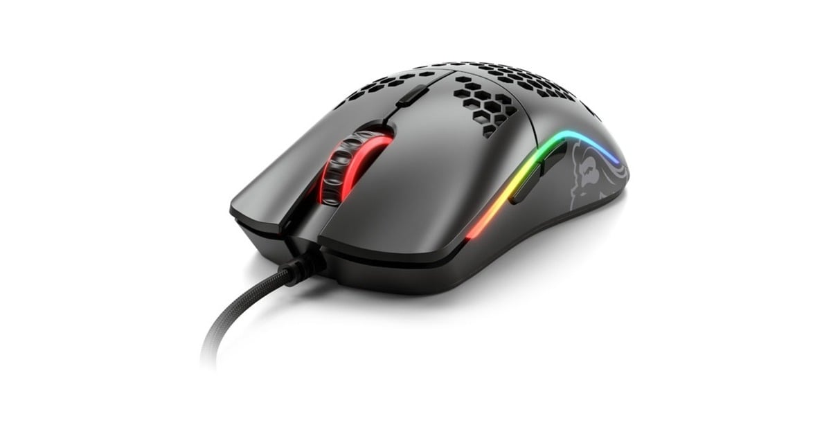 GloriousModel O- gaming muis  (Zwart (mat), 12.000 dpi, RGB leds)
