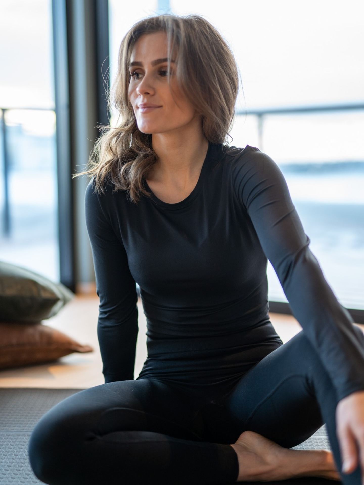 Vinna Long Sleeve Seamless crop top