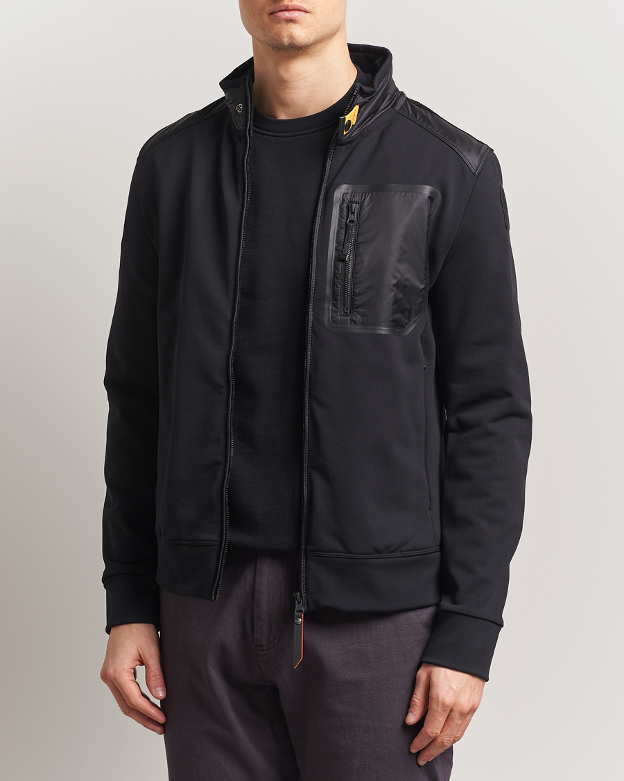 Parajumpers London Hybrid Fleece Jacket Black