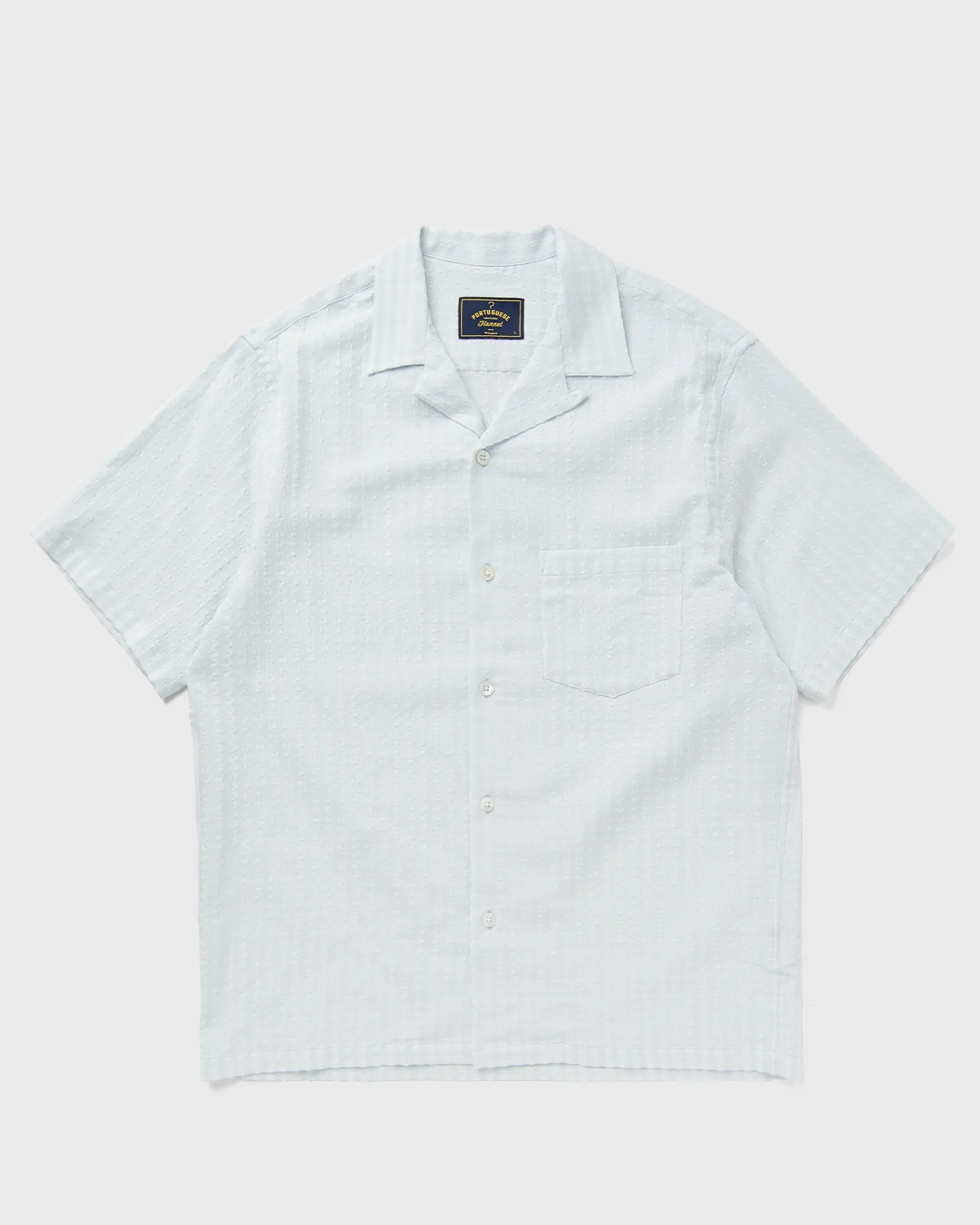 Portuguese Flannel JACQUARD CHAMBRAY LIGHT BLUE